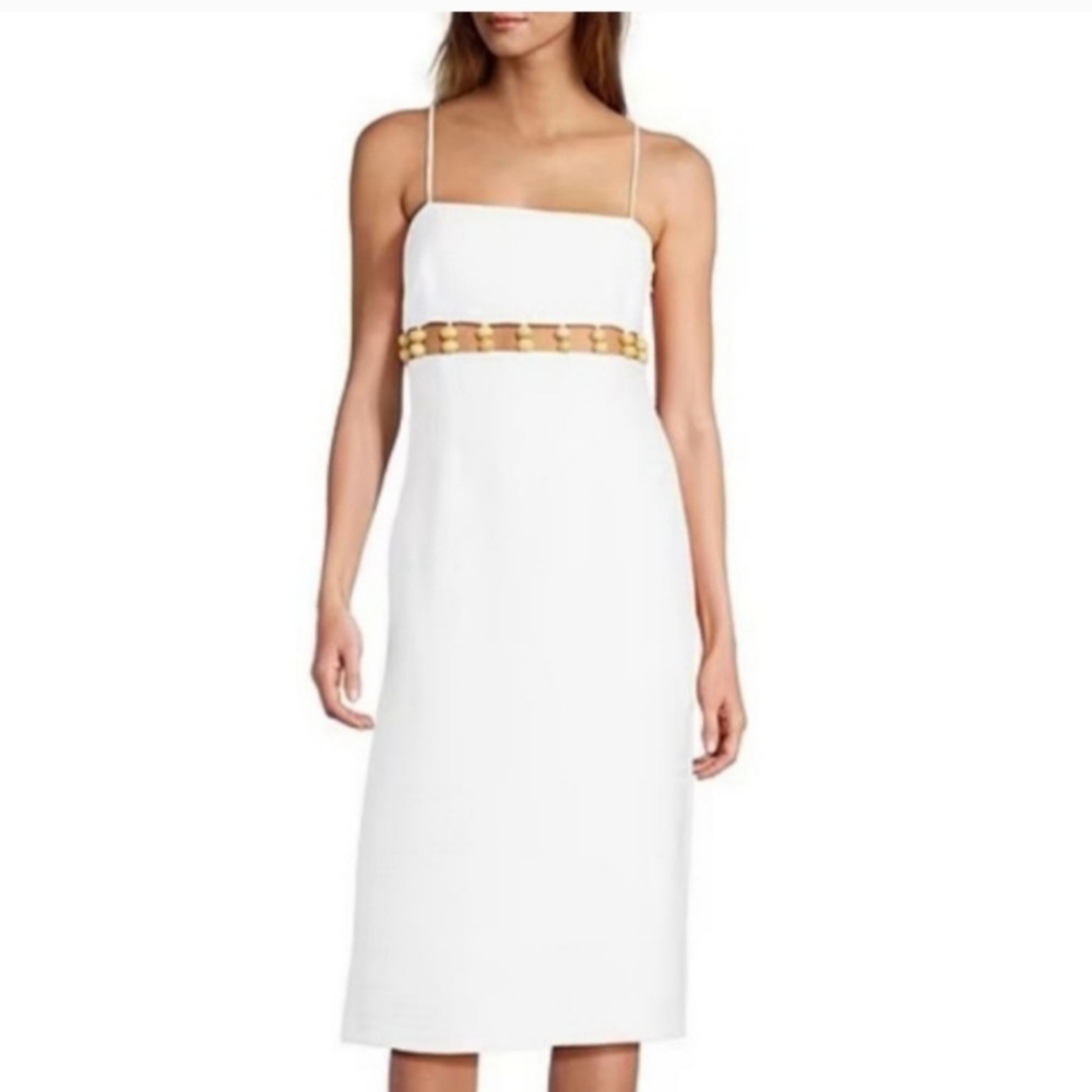 ANTONIO MELANI Crinkle Gauze Dress